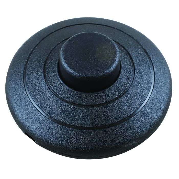 Black Round Foot Switch Button