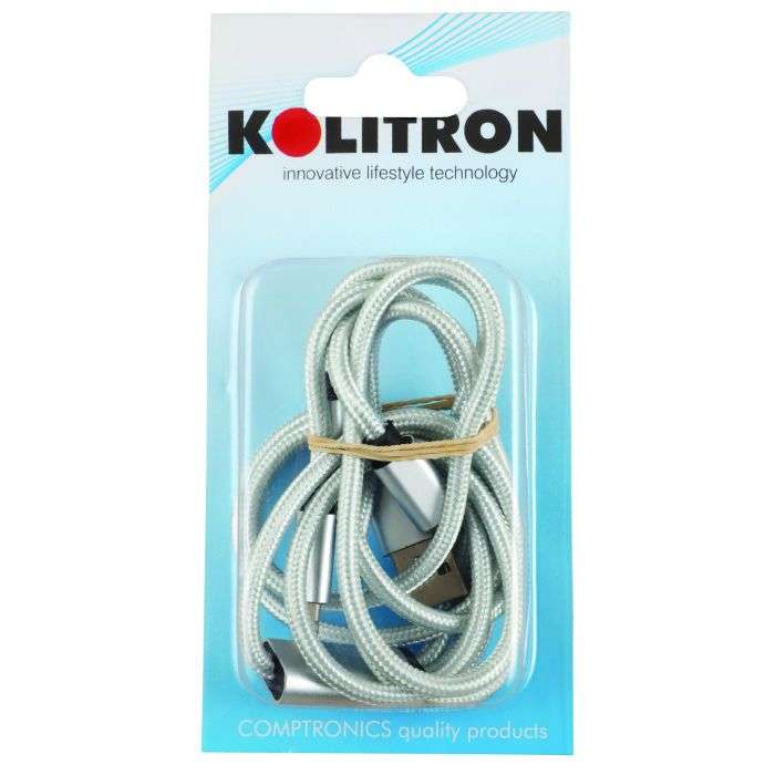 3-In-1 USB To Micro USB/Type-C/Lightning Cable 1.2m