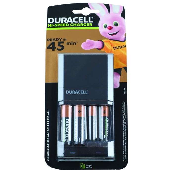 Duracell 45 Minutes Battery Charger