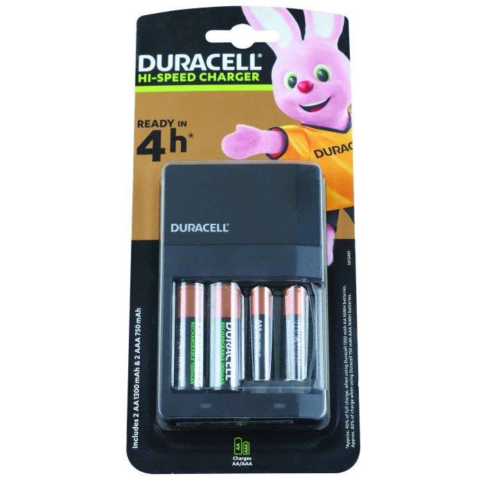 Duracell 4 Hour Battery Charger