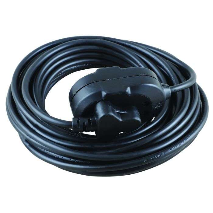 ChamberValue Black Extension Cable With Double Janus Plug 1mm x 10m