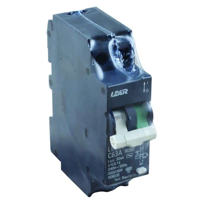 Lear MINI 63A 2-Pole Earth Leakage With Overload Protection