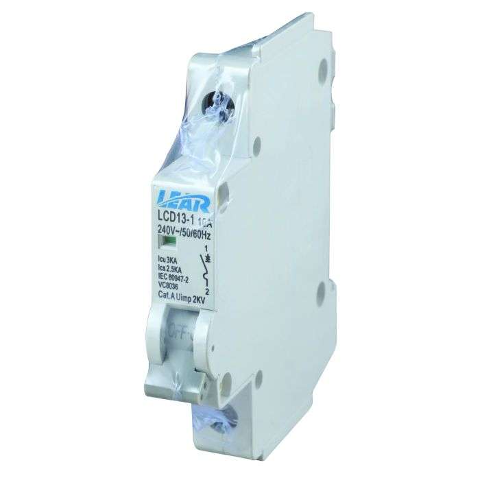 Lear DIN 10A Circuit Breaker 13mm