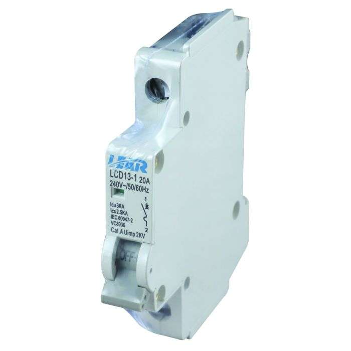 Lear DIN 20A Circuit Breaker 13mm