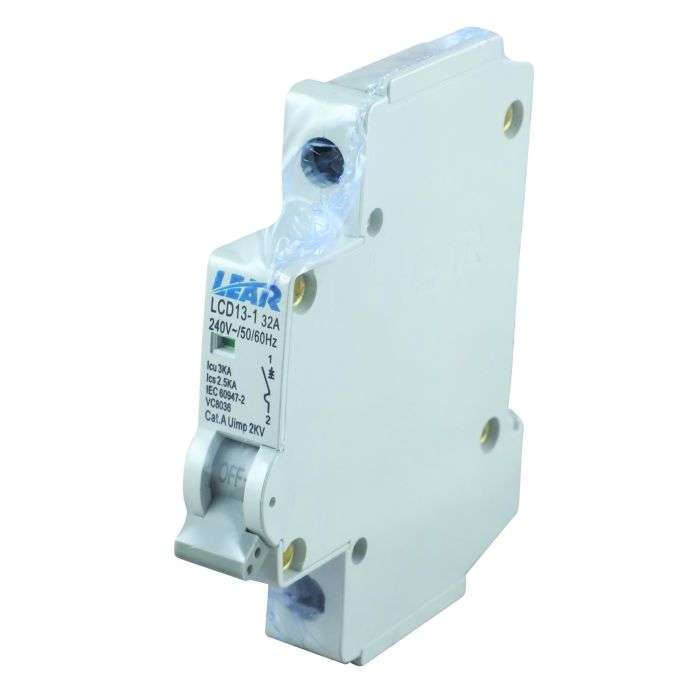 Lear DIN 32A Circuit Breaker 13mm