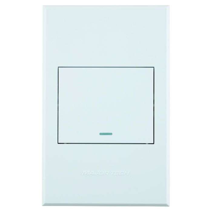 Veti 3 White 1-Lever 1-Way Light Switch 2x4