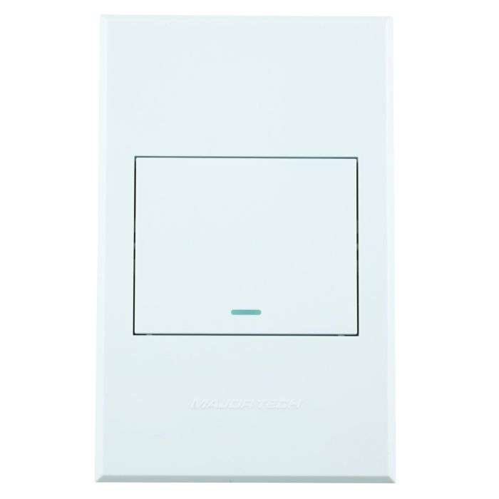 Veti 3 White 1-Lever 2-Way Light Switch 2x4