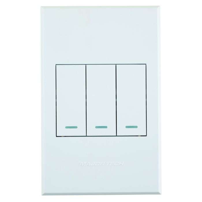 Veti 3 White 3-Lever 2-Way Light Switch 2x4