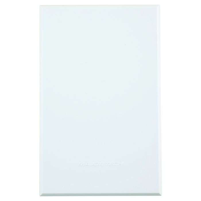 Veti 3 White Blank Cover Plate 2x4