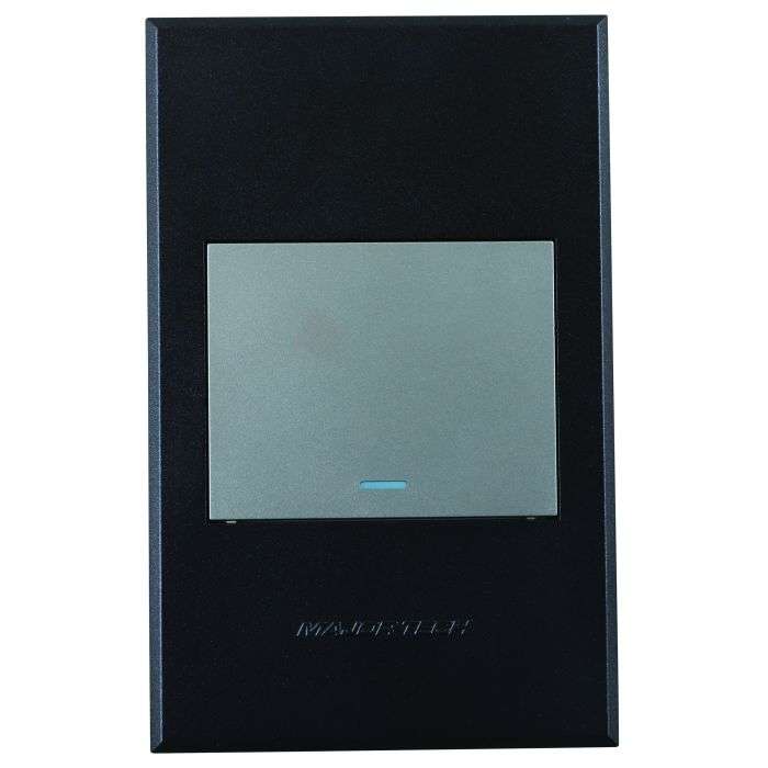 Veti 3 Titanium & Graphite 1-Lever 1-Way Light Switch 2x4
