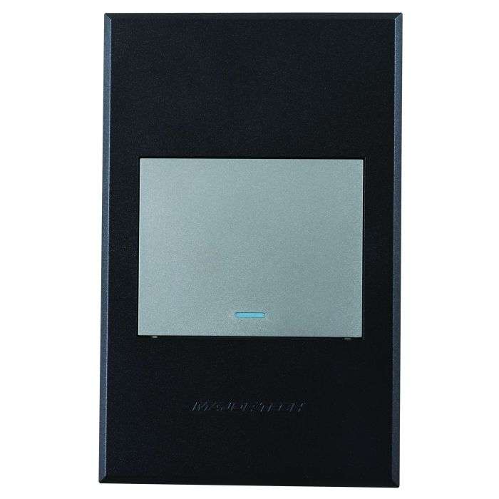 Veti 3 Titanium & Graphite 1-Lever 2-Way Light Switch 2x4