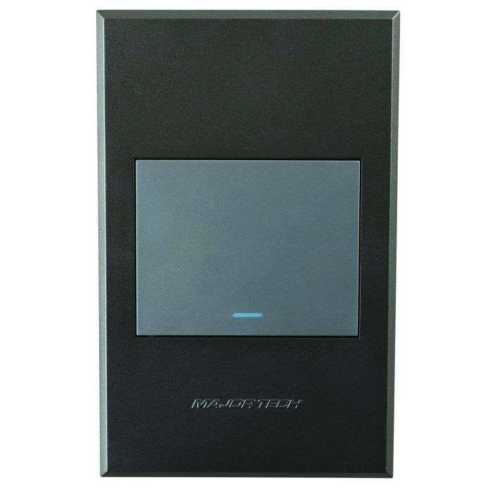 Veti 3 Titanium & Bronze 1-Lever 2-Way Light Switch 2x4