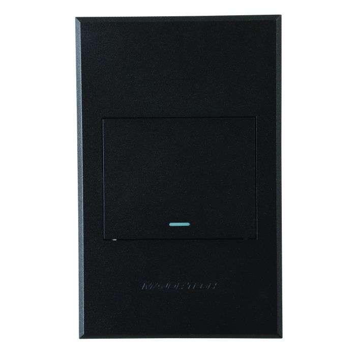 Veti 3 Graphite 1-Lever 2-Way Light Switch 2x4