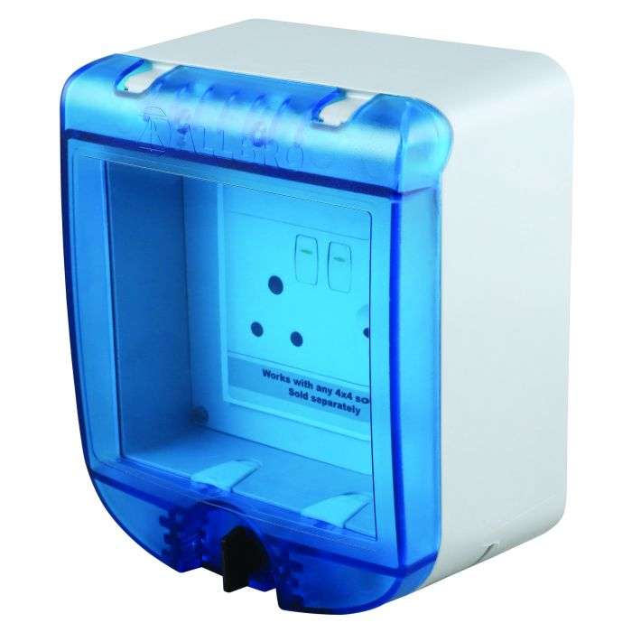 Allbro Stealth Outlet Box With See Through Flap