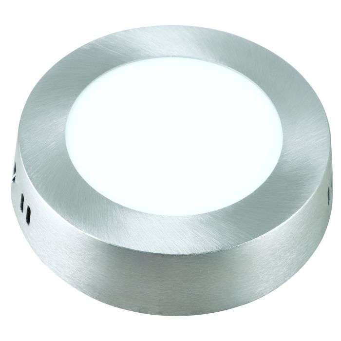 Bright Star Satin 6W Cool White LED Ceiling Light 120mm