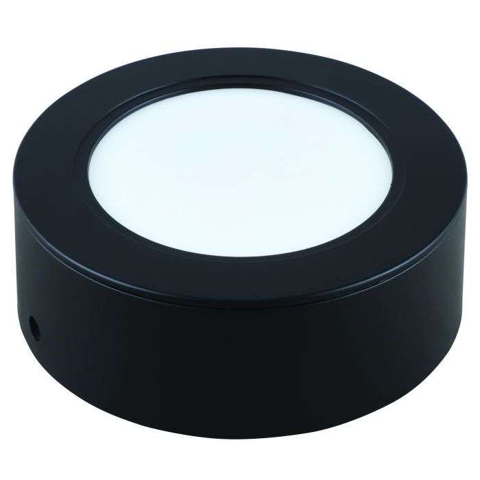 Bright Star Black 9W Cool White LED Downlight 120mm