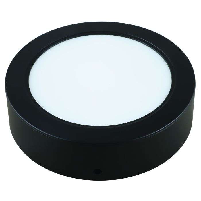 Bright Star Black 18W Cool White LED Downlight 170mm