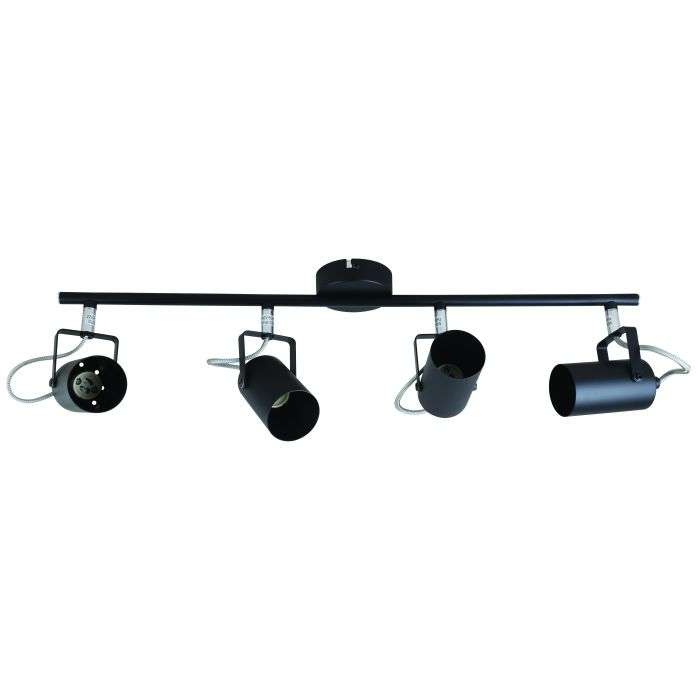 Bright Star Metal & Polished Chrome 4-Light Spotlight