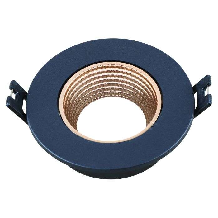 Eurolux Black & Rose Gold Straight Downlight