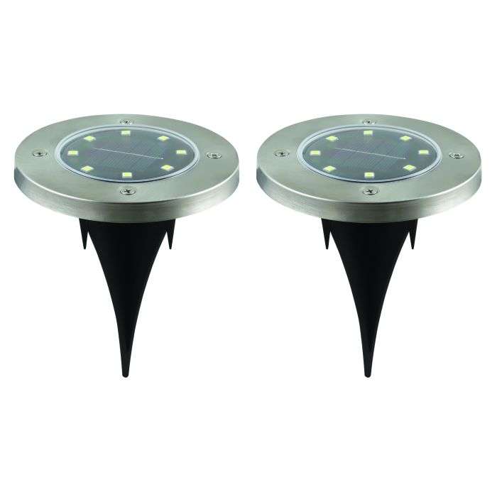 Eurolux Stainless Steel Solar Desk Light
