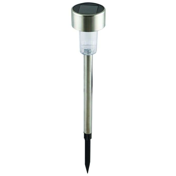 Eurolux Stainless Steel Solar Garden Spike Light