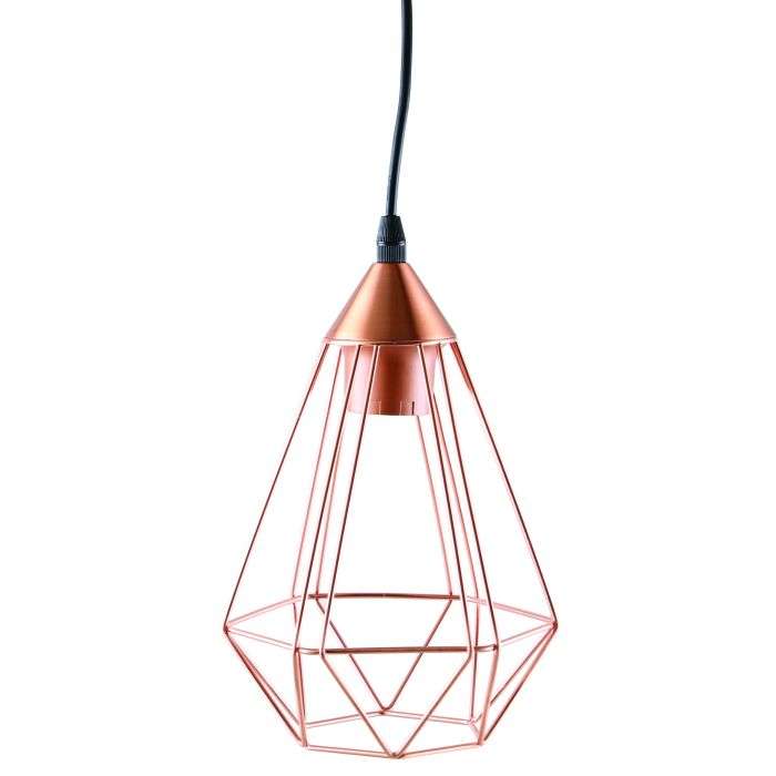 Eurolux Copper Tarbes Pendant 175mm