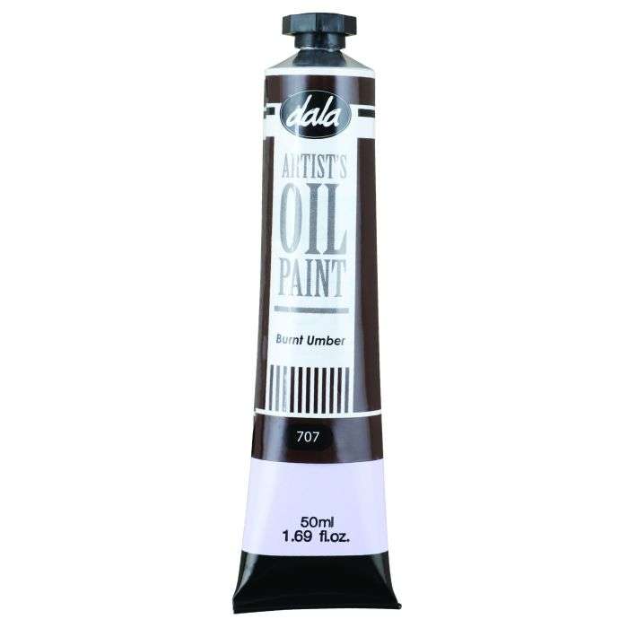 Dala Craft Oil Paint Burnt Umber 50ml