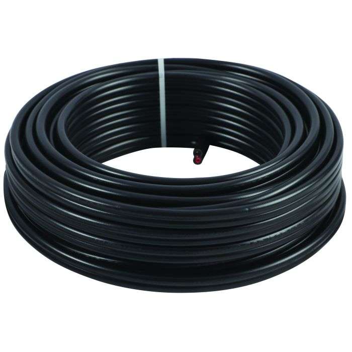 Black Flat Twin & Earth 1.5mm x 10m