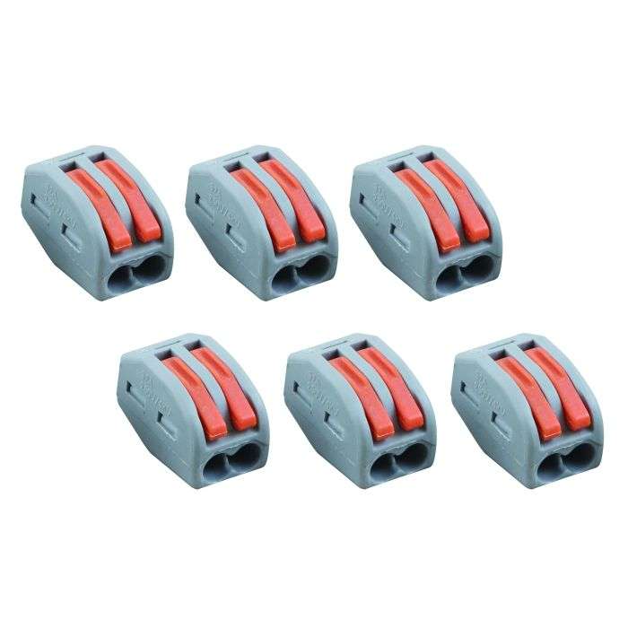 Veti 2 Way PCT Connector Block - 6 Pack