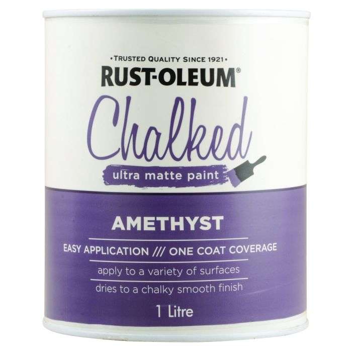 Rust-oleum Chalked Ultra Matte Paint 1L Amethyst