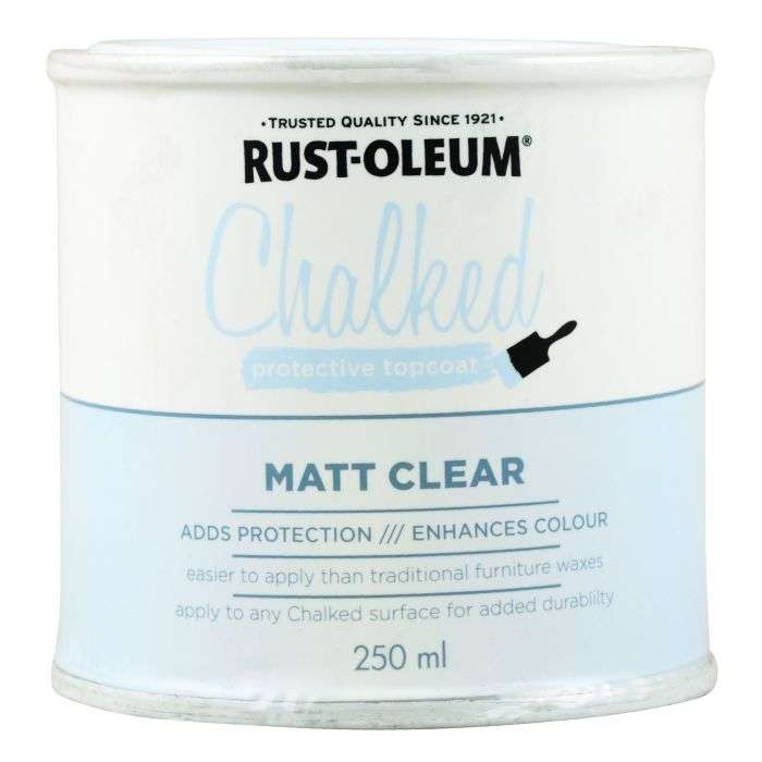 Rust-oleum Chalked Protective Coat Matt Clear 250ml