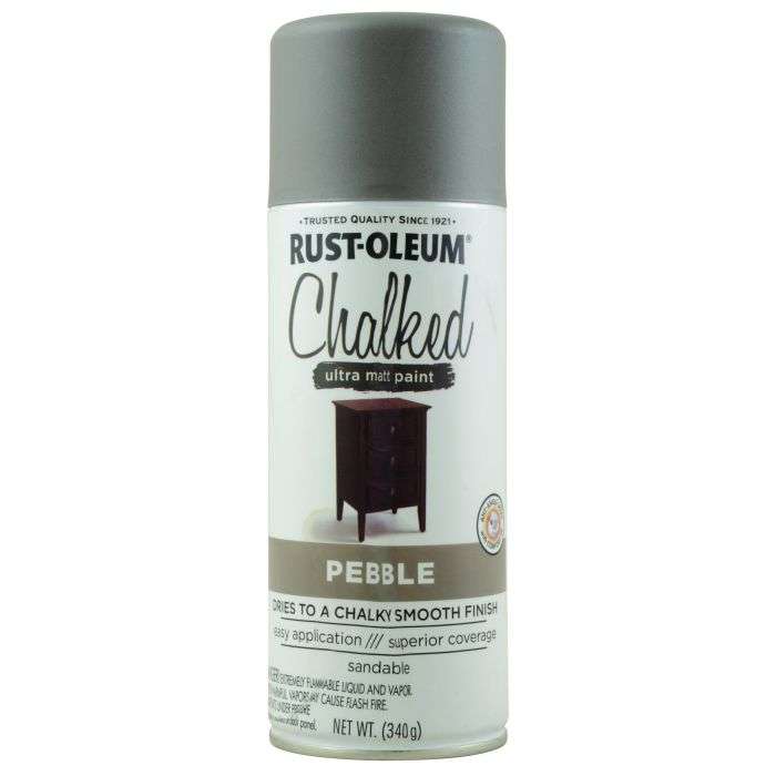 Rust-Oleum Chalked Ultra Matt Spray Paint Pebble 340g