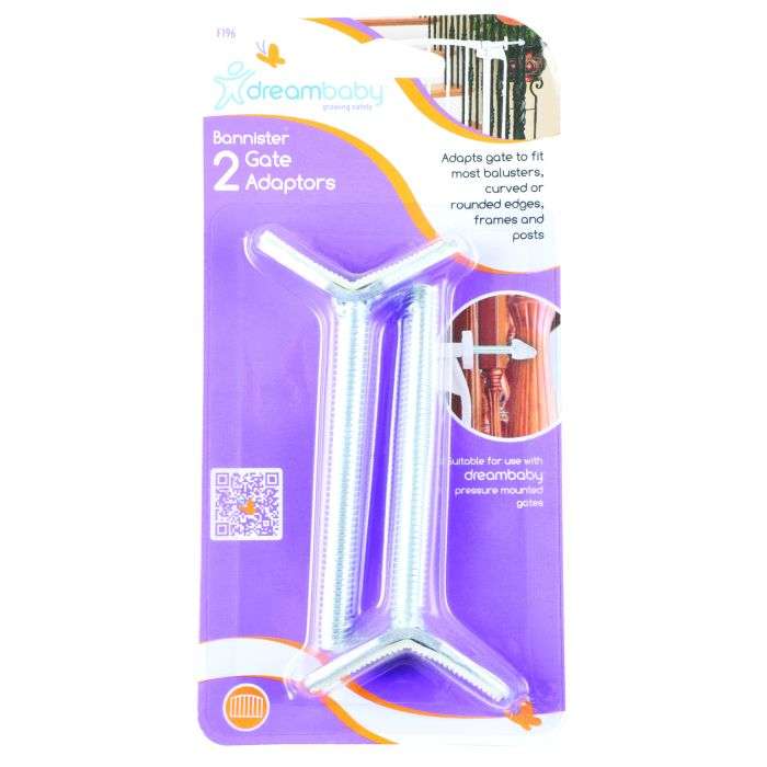 Dreambaby Y Spindle Gate Adaptors 2 Pack