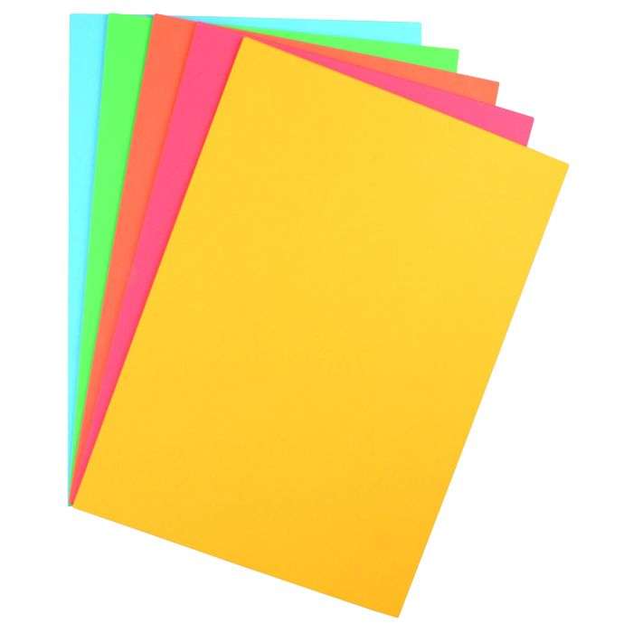 Dala Bright A4 Colour Card 180g - 50 Pack