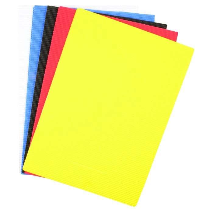 Dala Corrugated Colour A4 Card 170g - 10 Pack