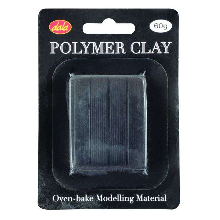 Dala Black Polymer Clay 60g