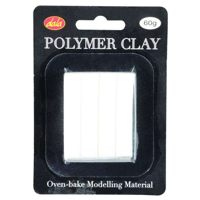 Dala White Polymer Clay 60g