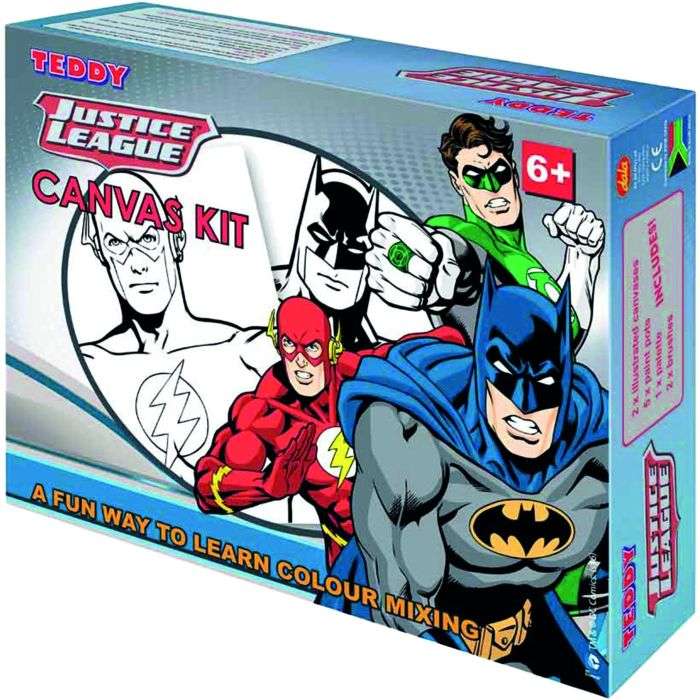 Dala Batman & Flash Canvas Painting Set
