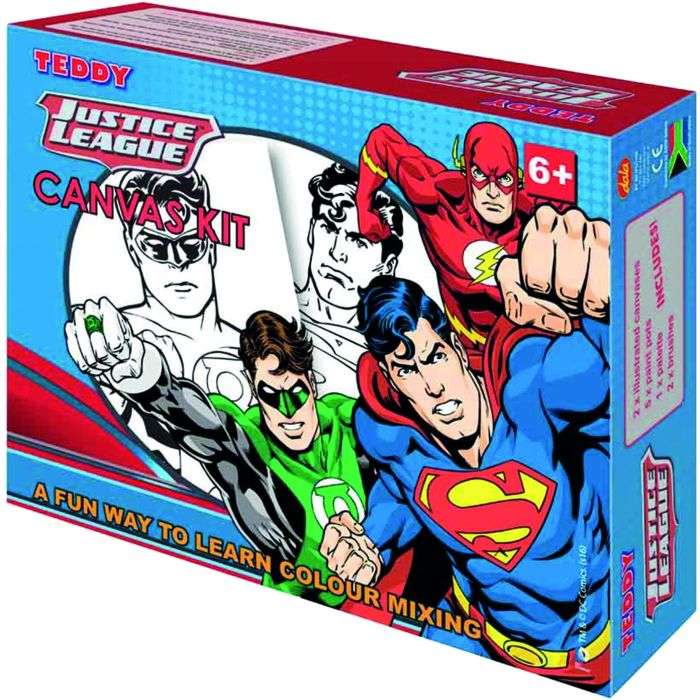 Dala Superman & Green Lantern Canvas Painting Set
