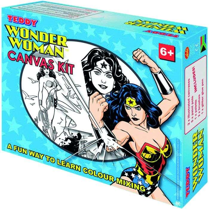 Dala Wonder Woman Canvas Painting Set