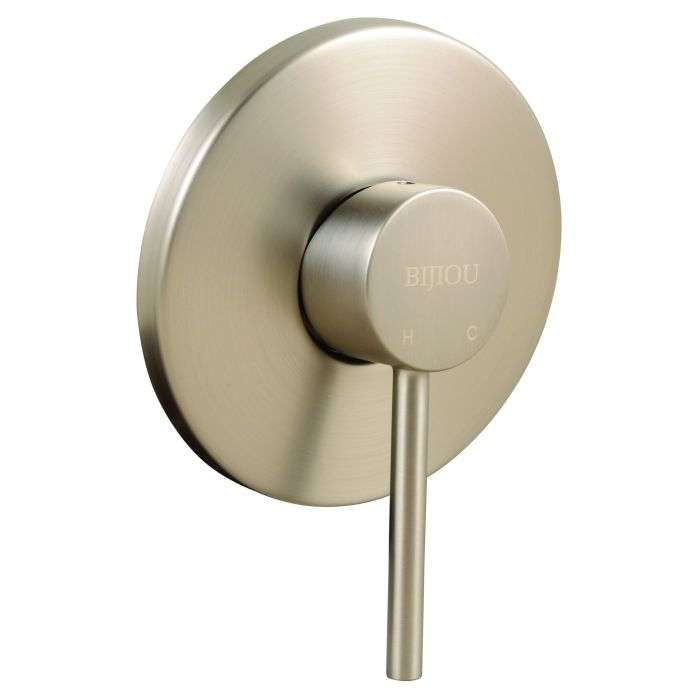 Bijiou Stylet Satin Nickel Bath/Shower Undertile Mixer