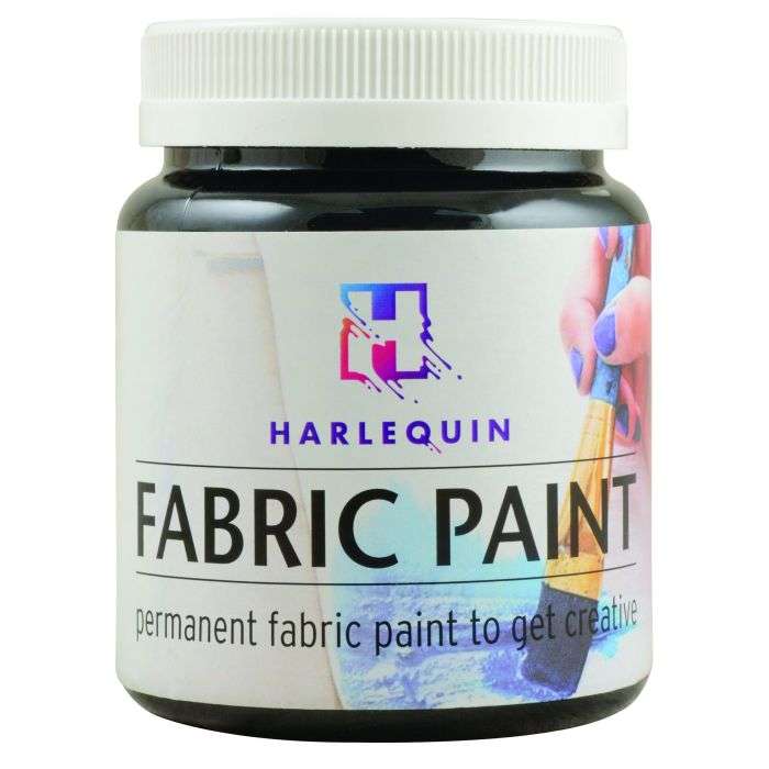 Harlequin Black Fabric Paint 250ml
