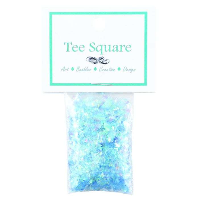 Tee Square Blue Holographic Flakes 5g