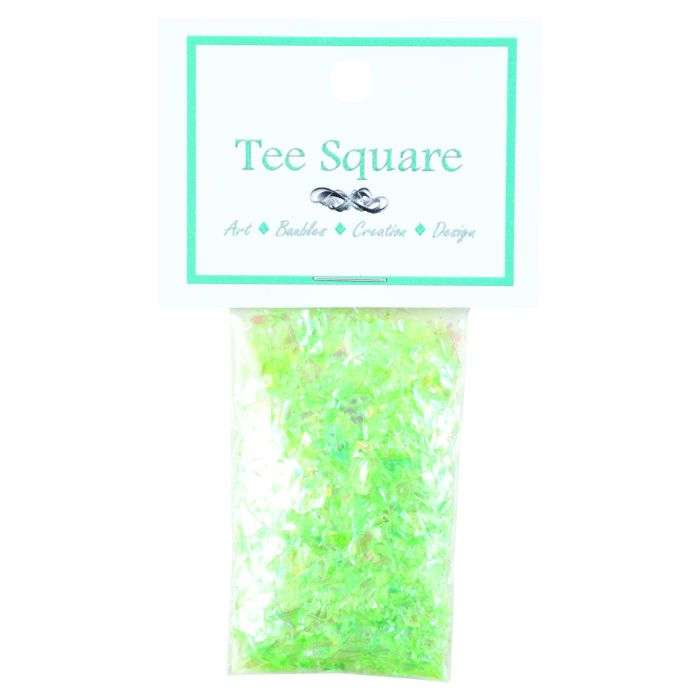 Tee Square Green Holographic Flakes 5g