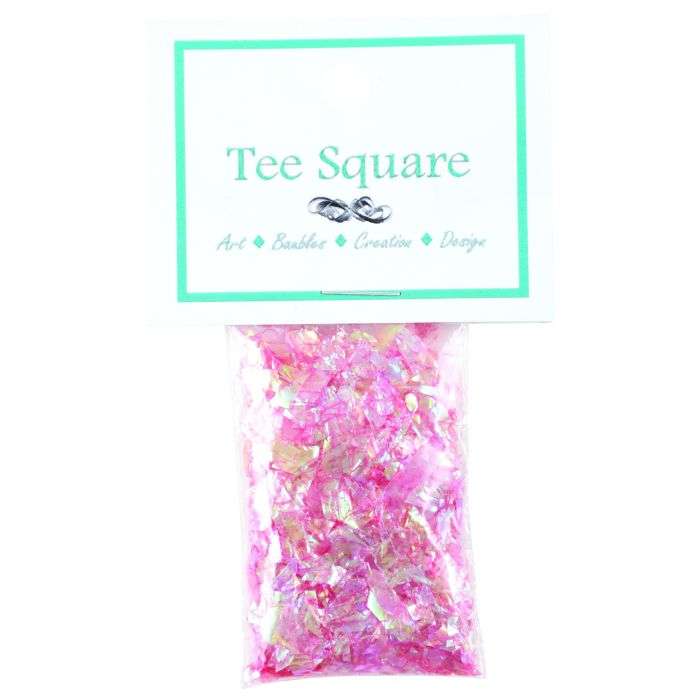 Tee Square Red Holographic Flakes 5g