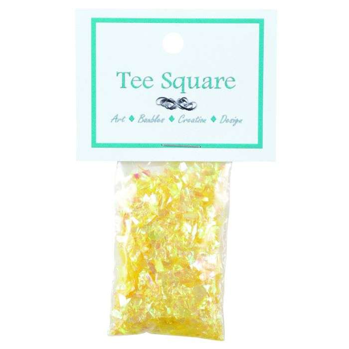 Tee Square Yellow Holographic Flakes 5g