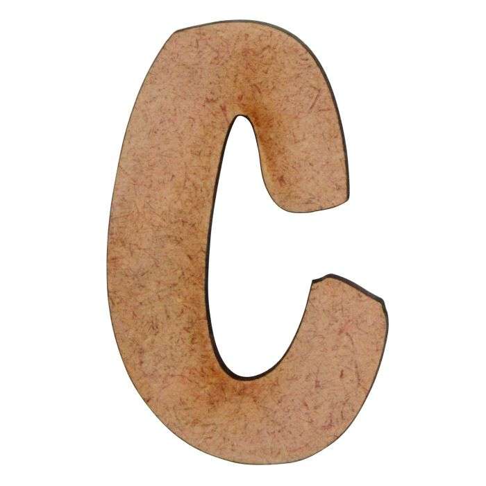 Unlimited Ideas MDF Wood Alphabet-C 50mm