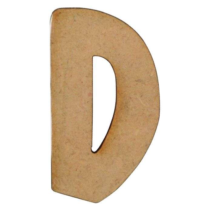 Unlimited Ideas MDF Wood Alphabet-D 50mm