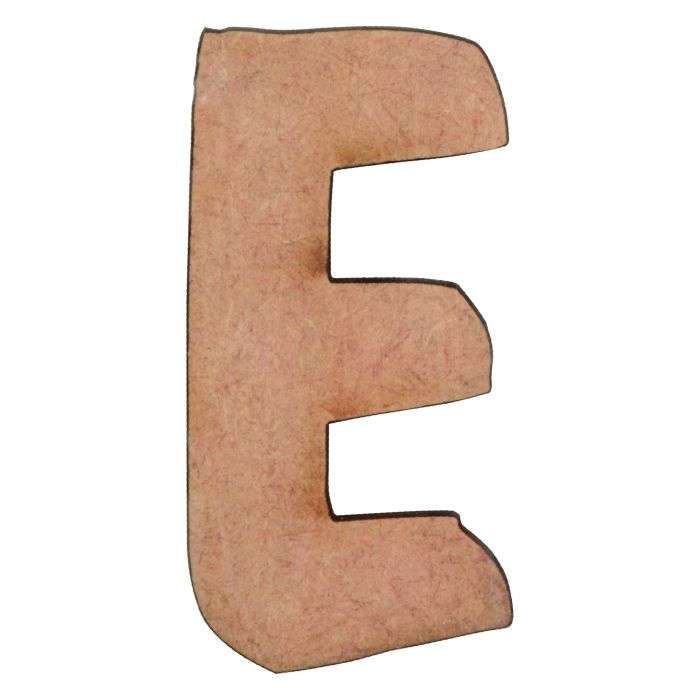Unlimited Ideas MDF Wood Alphabet-E 50mm