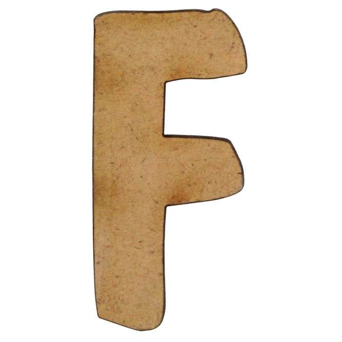 Unlimited Ideas MDF Wood Alphabet-F 50mm